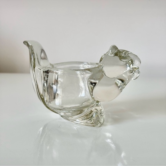 Vintage AVON Glass Squirrel Votive Candle Holder Heavy Solid Woodland Critters - Picture 3 of 6